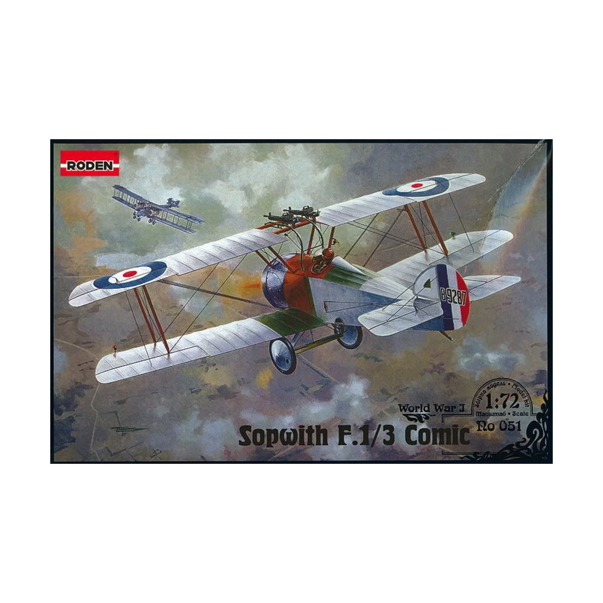 Sopwith F.1/3 Comic Night Interceptor, 1/72 - Roden 051