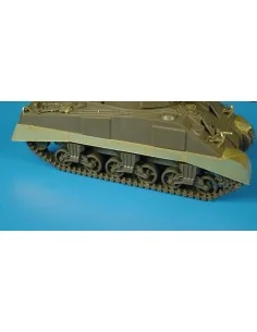 SHERMAN M4-fenders, 1/48 - Hauler HLX48002
