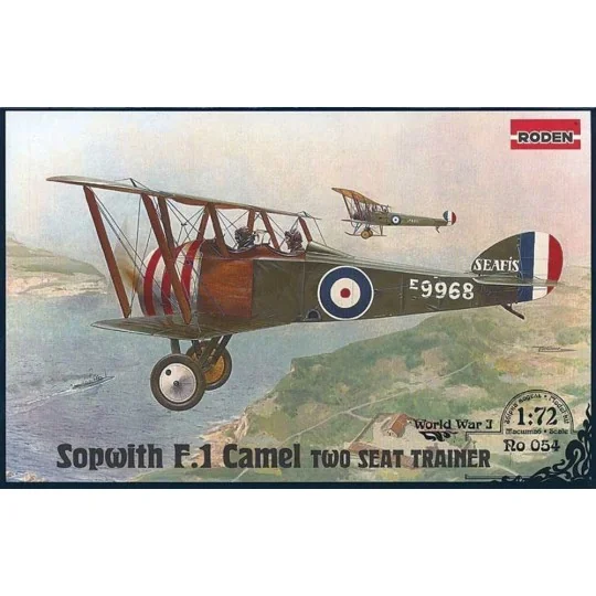 Sopwith T.F.1 Camel Two Seat Trainer, 1/72 - Roden 054 Sopwith T.F.1 Camel Two Seat Trainer, 1/72 - Roden 054
