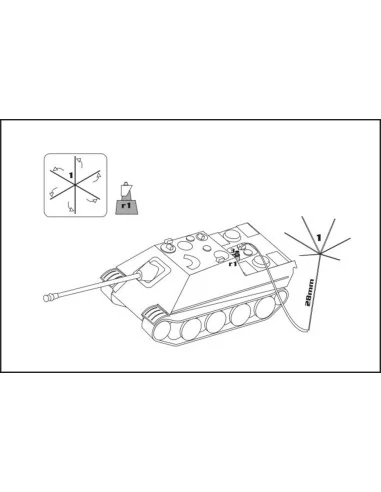 BEFEHLSWAGEN JAGDPANTHER set, 1/48 - Hauler HLX48072
