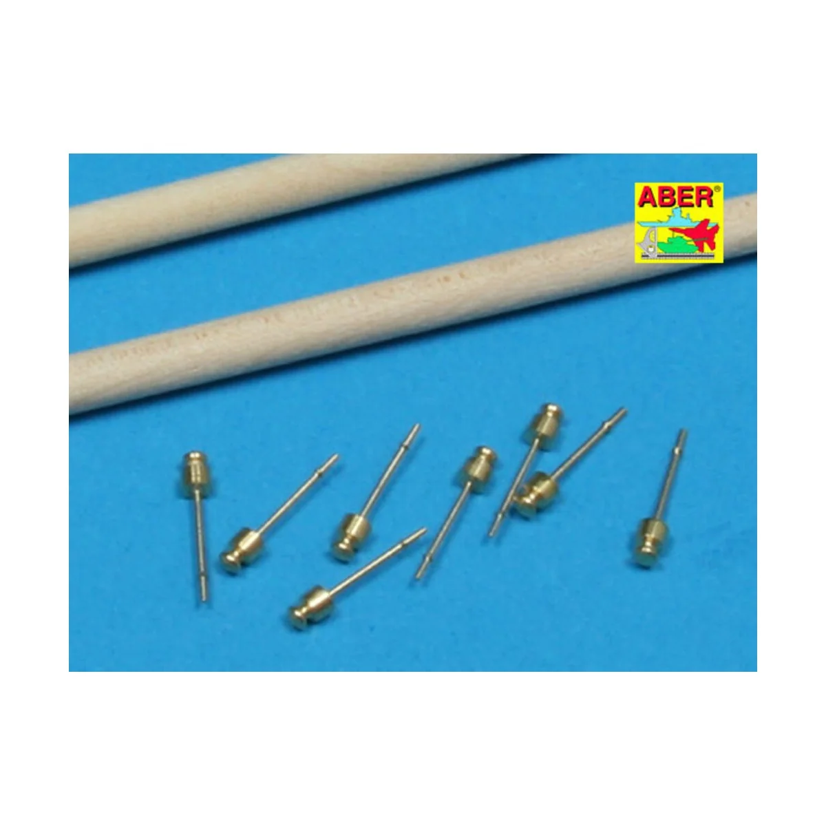 Telegraph-pillar set for 4 insulators - Aber Models 35D-07