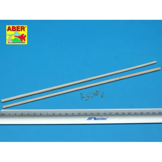 Telegraph-pillar set for 4 insulators, 1/35 - Aber Models 35D-07 Telegraph-pillar set for 4 insulators, 1/35 - Aber Models 35D-07