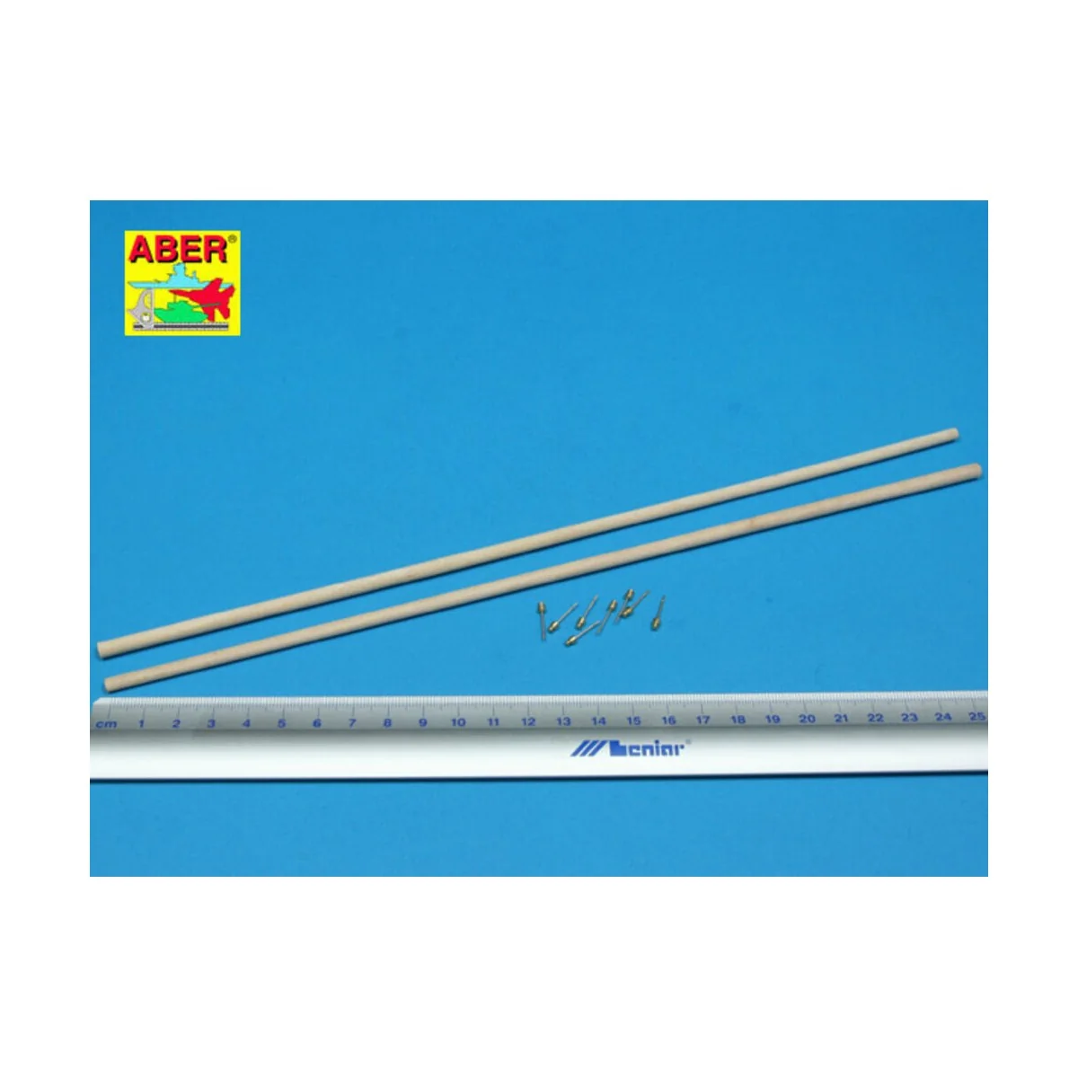 Telegraph-pillar set for 4 insulators - Aber Models 35D-07