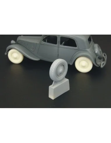 CITROEN 11CV wheels set, 1/48 - Hauler HLX48099