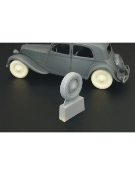 CITROEN 11CV wheels set, 1/48 - Hauler HLX48099