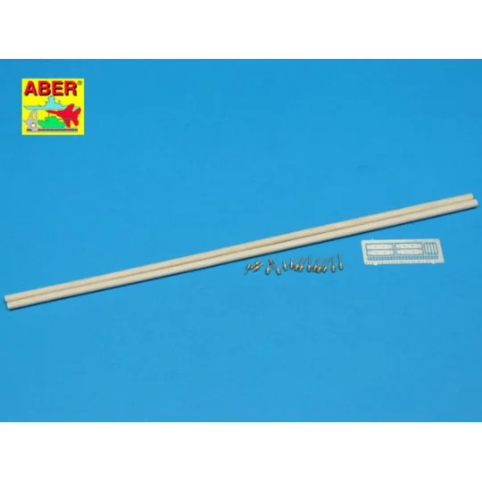 Telegraph-pillar set for 2 cross bars with 4 insulators each - Aber...