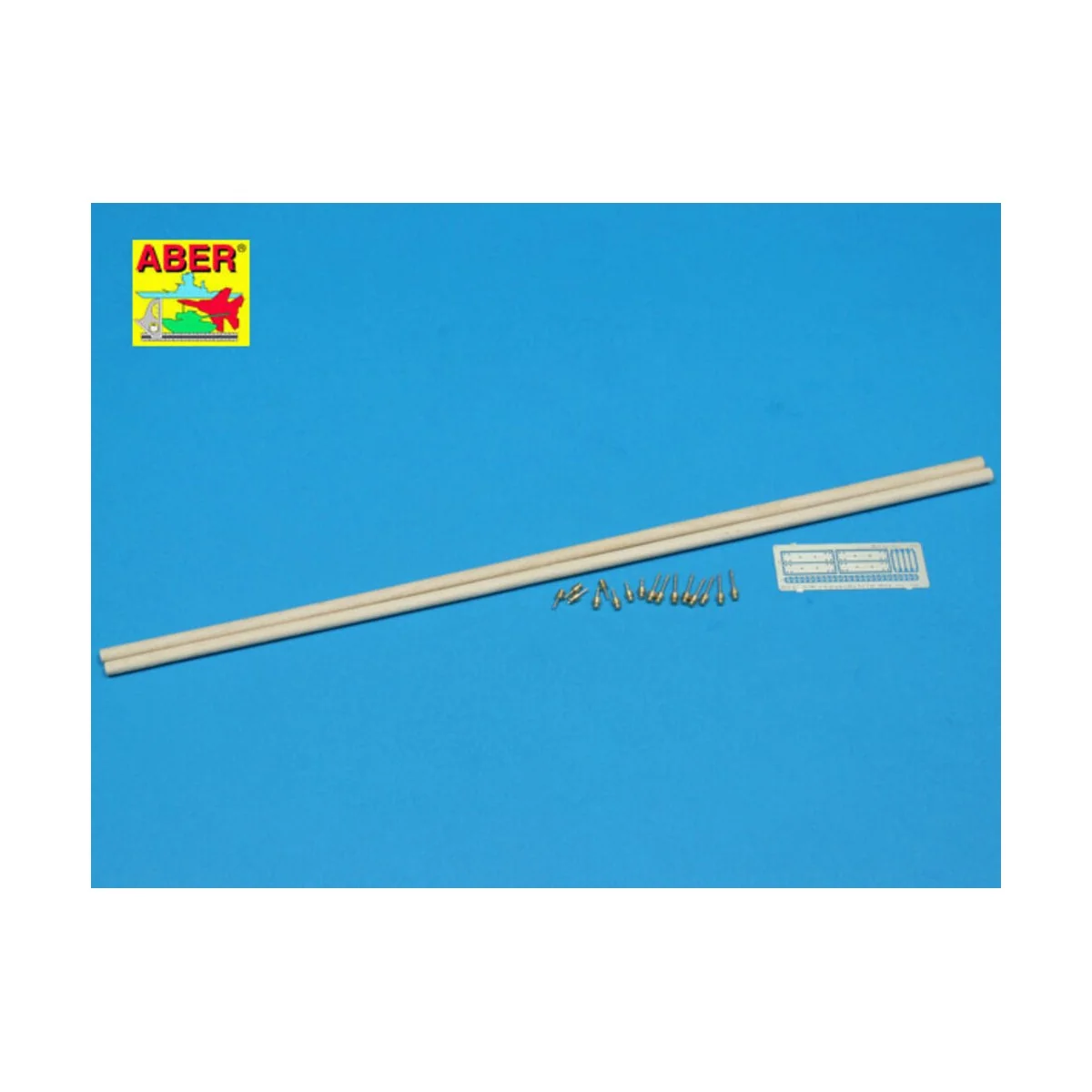 Telegraph-pillar set for 2 cross bars with 4 insulators each, 1/35 ...