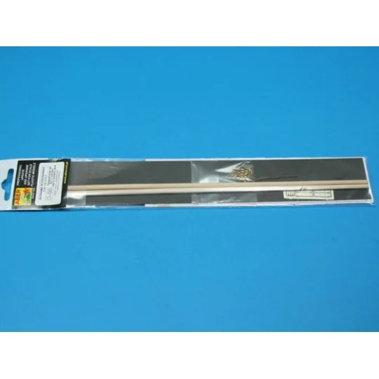 Telegraph-pillar set for 2 cross bars with 4 insulators each, 1/35 ...