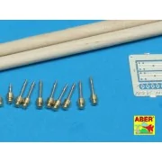 Telegraph-pillar set for 2 cross bars with 4 insulators each, 1/35 ...