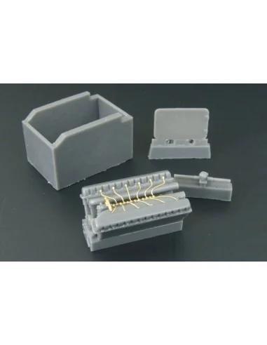 T-34- SU-122 engine set, 1/48 - Hauler HLX48115