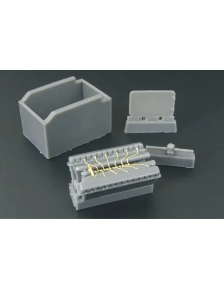 T-34- SU-122 engine set, 1/48 - Hauler HLX48115