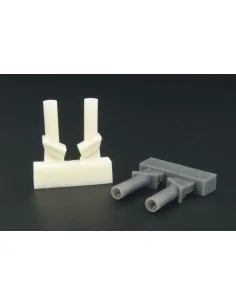 Pz IV ausf J late exhaust pipes TYPE 1, 1/48 - Hauler HLX48116