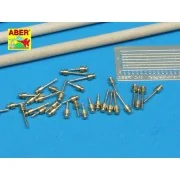 Telegraph-pillar set for 2 cross bar with 16 insulators, 1/35 - Abe...