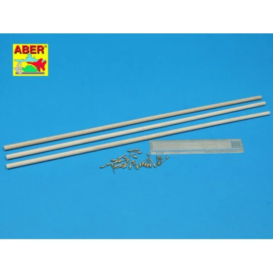 Telegraph-pillar set for 2 cross bar with 16 insulators, 1/35 - Abe...