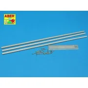 Telegraph-pillar set for 2 cross bar with 16 insulators, 1/35 - Abe...