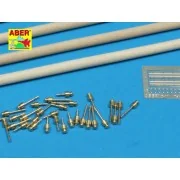 Telegraph-double pillar set for 4 cross bar with 8 insulators - Abe...