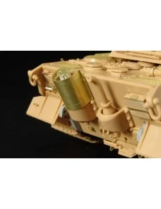 King Tiger Porsche Turret Exhaust shroud, 1/48 - Hauler HLX48171