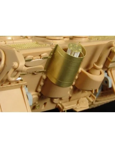 King Tiger Porsche Turret Exhaust shroud, 1/48 - Hauler HLX48171