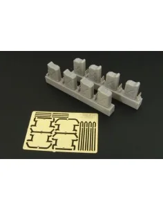 U S cans and holders, 1/48 - Hauler HLX48198
