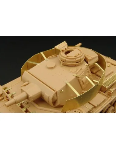 Pz III TURRET SCHURZEN, 1/48 - Hauler HLX48200