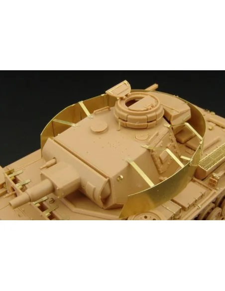 Pz III TURRET SCHURZEN, 1/48 - Hauler HLX48200