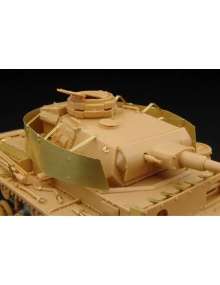 Pz III TURRET SCHURZEN, 1/48 - Hauler HLX48200