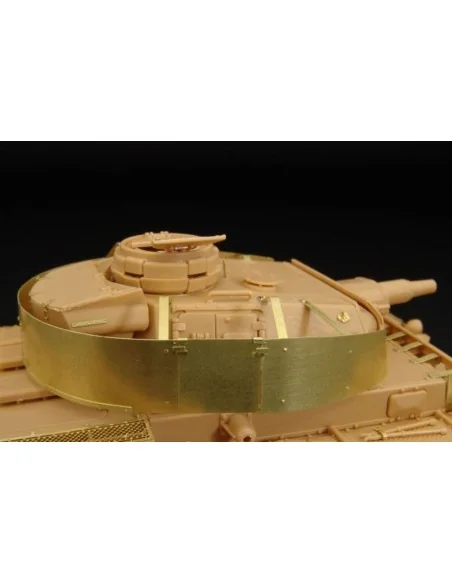 Pz III TURRET SCHURZEN, 1/48 - Hauler HLX48200