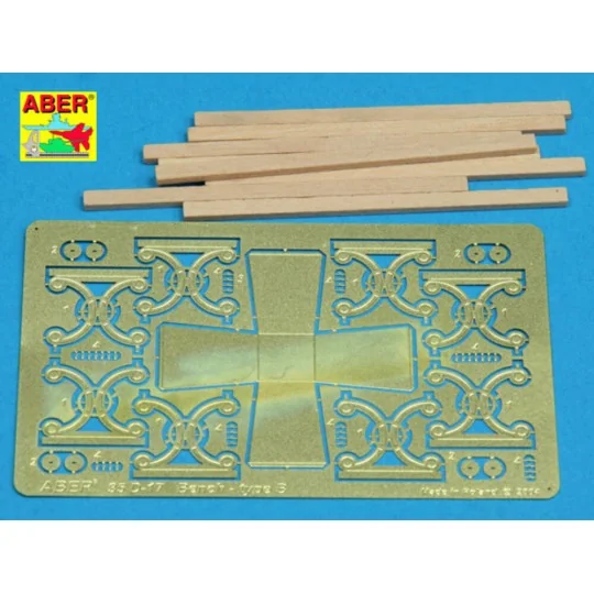 Bench type B, 1/35 - Aber Models 35D-17