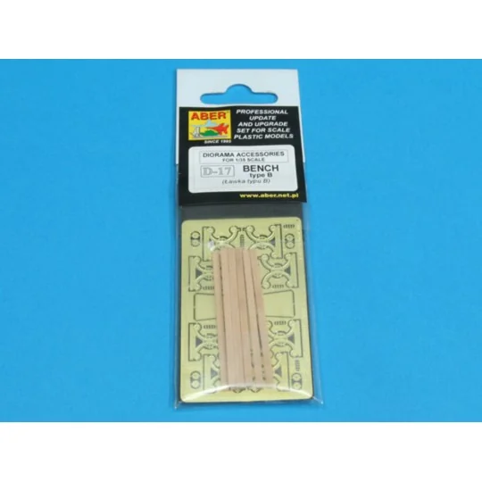 Bench type B, 1/35 - Aber Models 35D-17