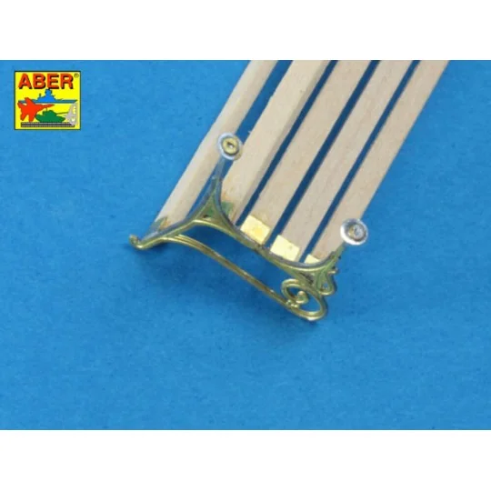 Bench type C & waste basket, 1/35 - Aber Models 35D-18