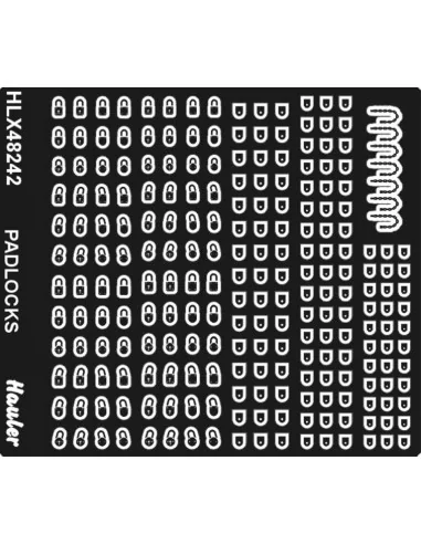 PADLOCKS, 1/48 - Hauler HLX48242