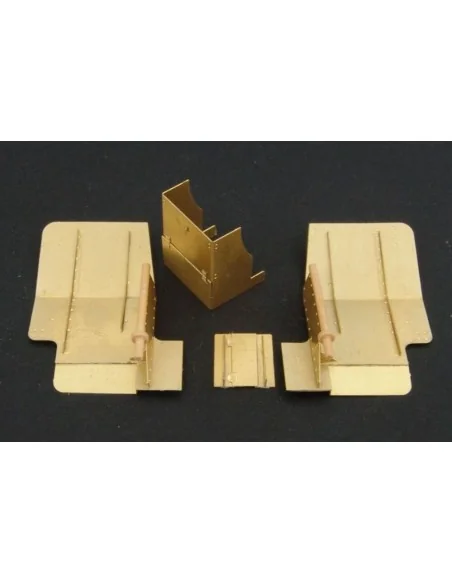 [NO_DESC] 2 cm FLAK 38 flakvierling SHIELDS set, 1/48 - Hauler HLX4...