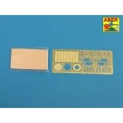 Bench type C & waste basket, 1/35 - Aber Models 35D-18