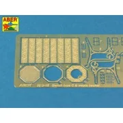 Bench type C & waste basket, 1/35 - Aber Models 35D-18