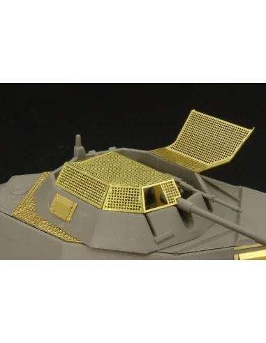 Sd Kfz 222 grills, 1/48 - Hauler HLX48249