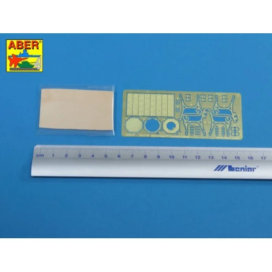 Bench type C & waste basket, 1/35 - Aber Models 35D-18