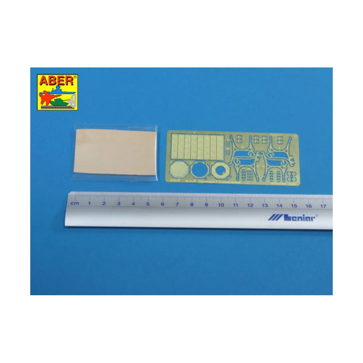 Bench type C & waste basket - Aber Models 35D-18