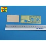 Bench type C & waste basket, 1/35 - Aber Models 35D-18