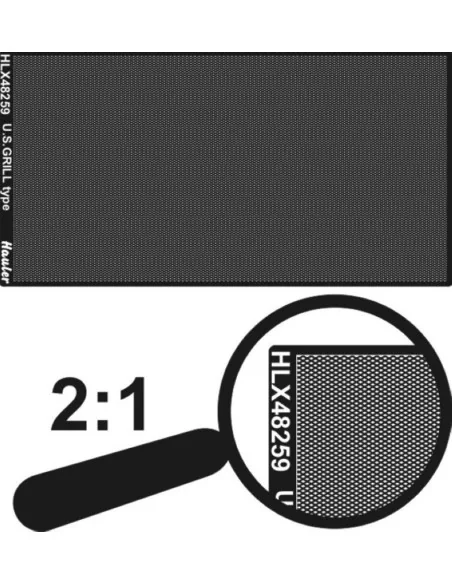 engraved plate-U S GRILL type, 1/48 - Hauler HLX48259