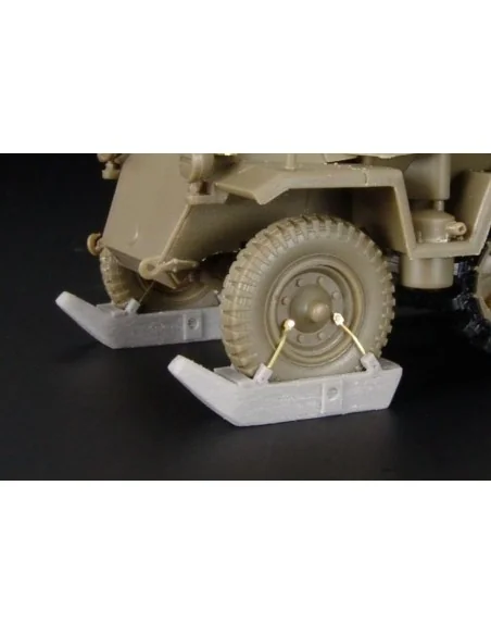 Sd Kfz 250-251 front wheels SKI, 1/48 - Hauler HLX48281