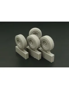 HMMWVE (Hummer) aggressive pattern wheels, 1/48 - Hauler HLX48301 2