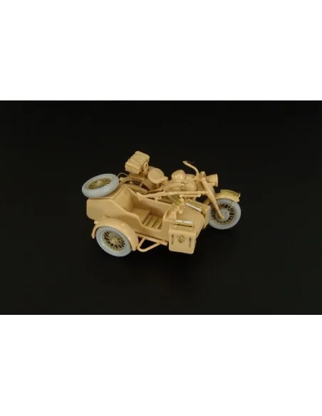 [NO_DESC] German Motorcycle&sidecar (Tamiya), 1/48 - Hauler HLX48358