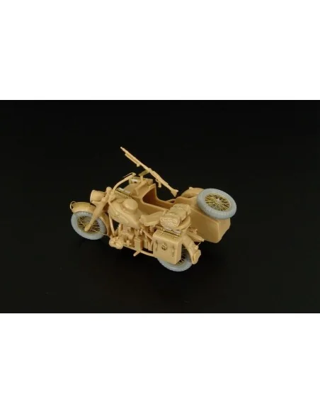 [NO_DESC] German Motorcycle&sidecar (Tamiya), 1/48 - Hauler HLX48358