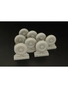 [NO_DESC] BTR-60 Wheels (Mikromir), 1/48 - Hauler HLX48377
