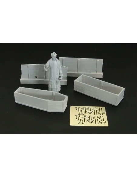 [NO_DESC] Priest w-coffins, 1/48 - Hauler HLF48006