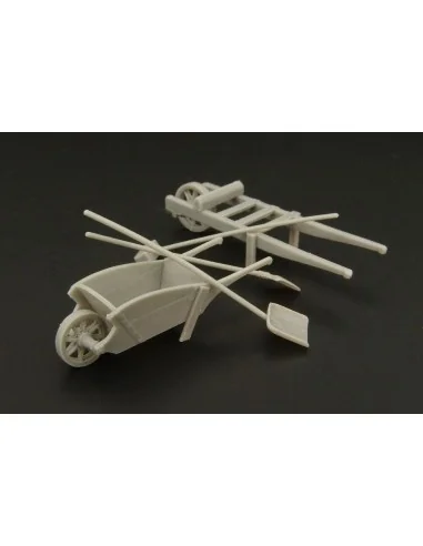 Wheel-barrow set, 1/48 - Hauler HLF48017