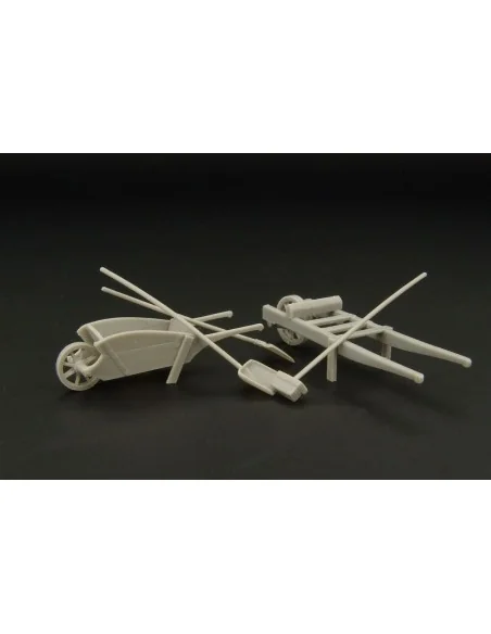Wheel-barrow set, 1/48 - Hauler HLF48017