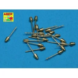 Set with 20 long foot insulators, 1/35 - Aber Models 35D-34