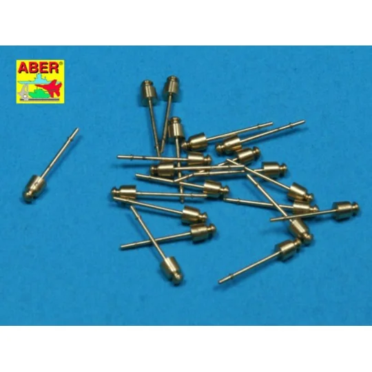 Set with 20 long foot insulators, 1/35 - Aber Models 35D-34