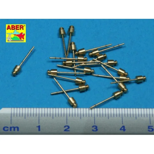 Set with 20 long foot insulators - Aber Models 35D-34